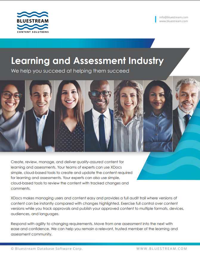 Learning & Assessment Brochure