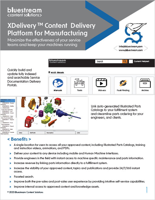 XDelivery Content Delivery Platform for Manufacturing