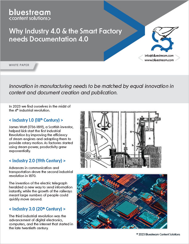 Whitepaper Why Industry 4.0 & the Smart Factory needs Documentation 4.0