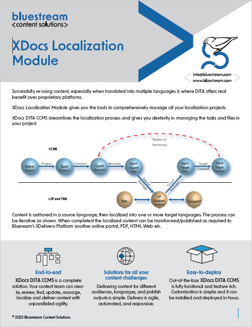 Brochure XDocs Localization