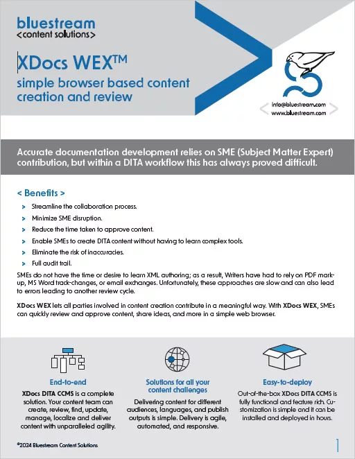 Brochure Cover WEX