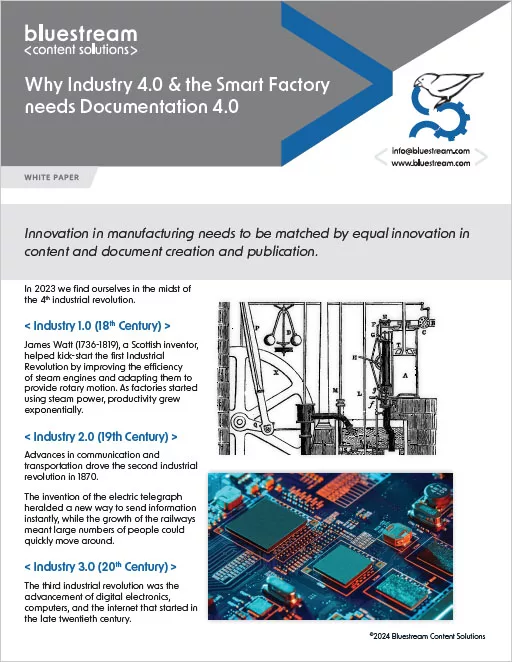 Why Industry 4.0 & the Smart Factory needs Documentation 4.0